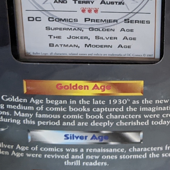 NIB VTG 1997 DC Comic Book Champions Batman The Joker Fine Pewter Original - Picture 7 of 7